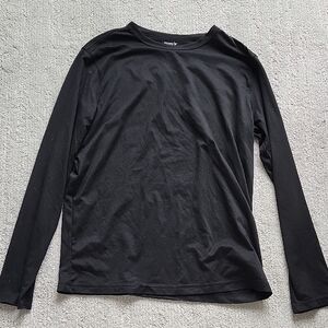 Old Navy Kids Long Sleeve Tee in Classic Black